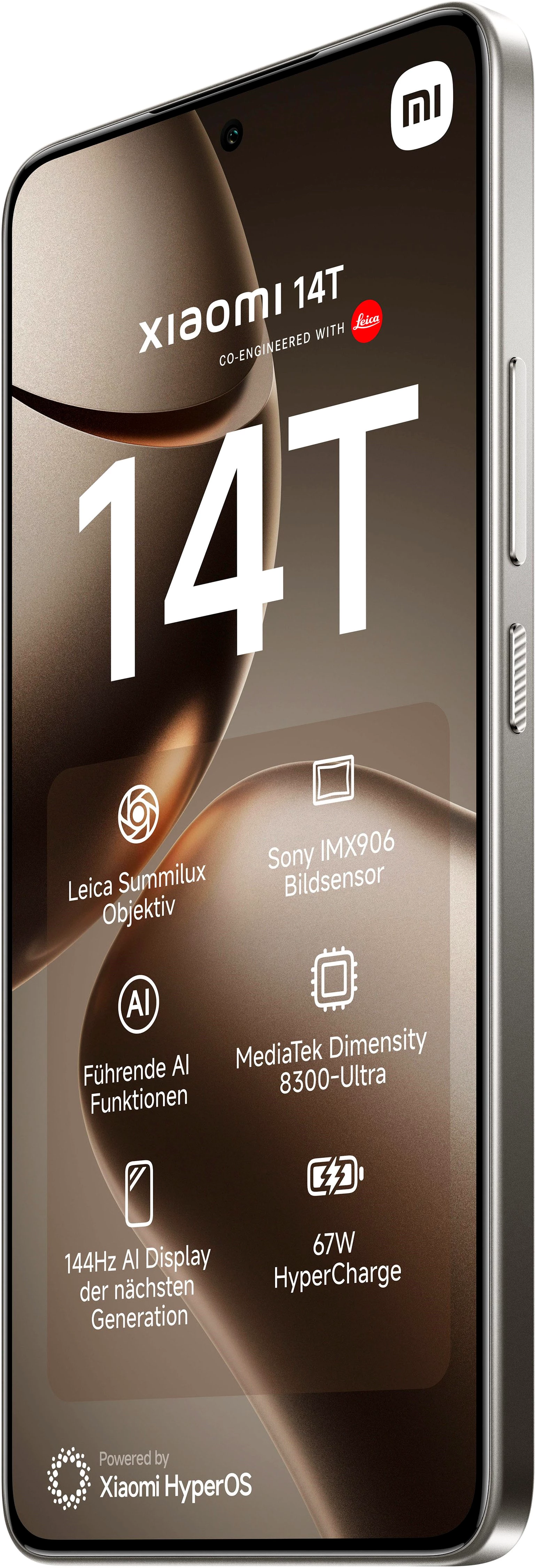 Xiaomi Xiaomi 14T 256GB Smartphone (16,94 cm/6,67 Zoll, 256 GB Speicherplatz, 50 MP Kamera)