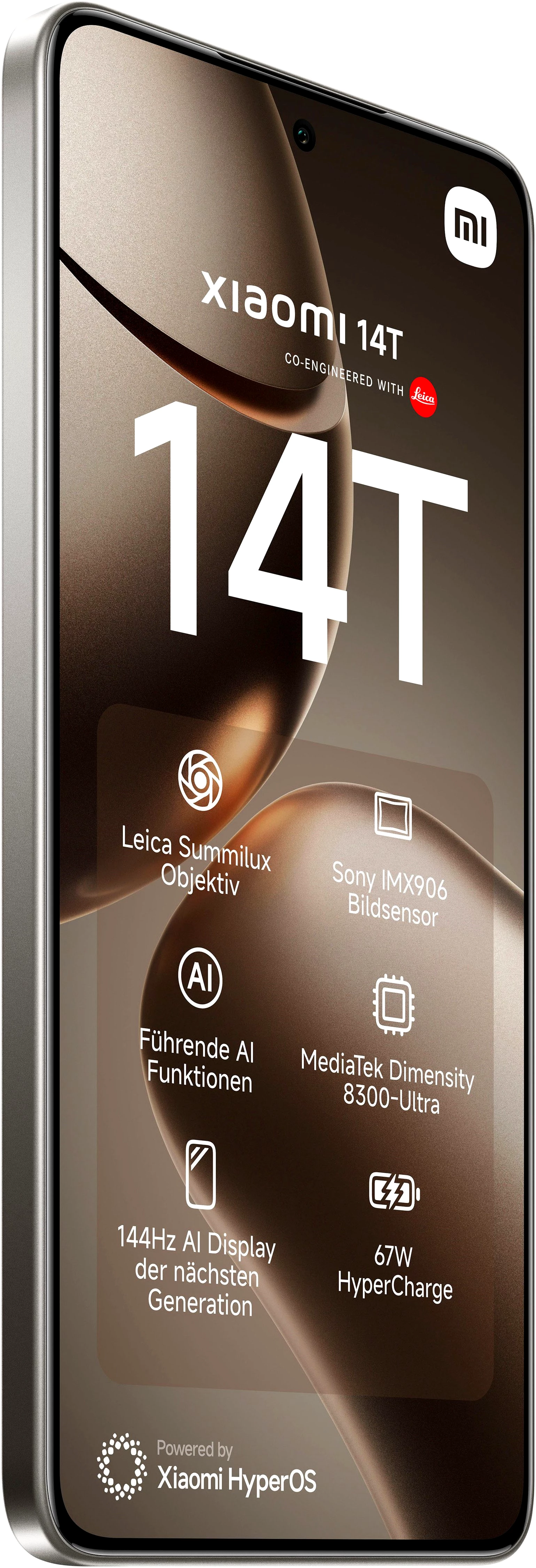 Xiaomi Xiaomi 14T 256GB Smartphone (16,94 cm/6,67 Zoll, 256 GB Speicherplatz, 50 MP Kamera)